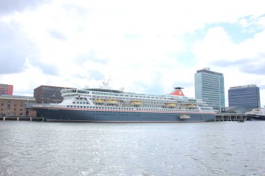 Amsterdam, Hollanda - 27 Nisan 2017: Balmoral Fred Olsen
