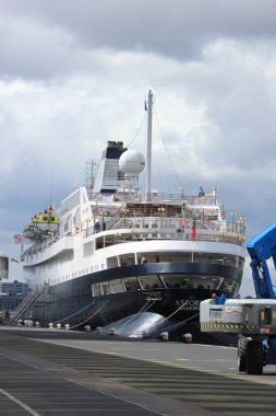 Amsterdam, Hollanda - 27 Nisan 2017: Astoria Cruise ve deniz seferleri 