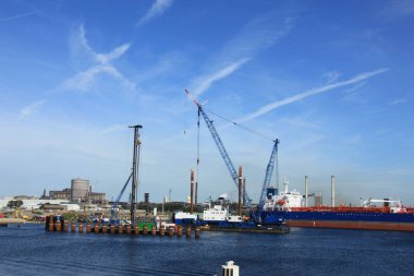 IJmuiden, 10th Eylül 2016 - dünyanın en büyük deniz kilit