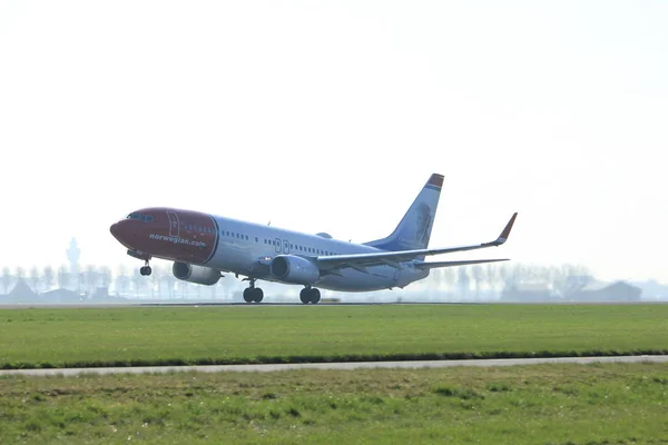 Amsterdam Nederland - 2e April 2017: Ln-Nid Norwegian Air Shuttle — Stockfoto