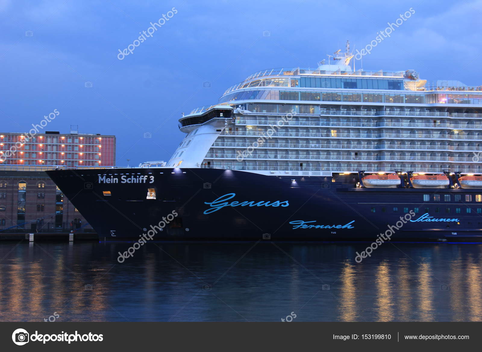 Amsterdam The Netherlands May 11th 2017 Mein Schiff 3