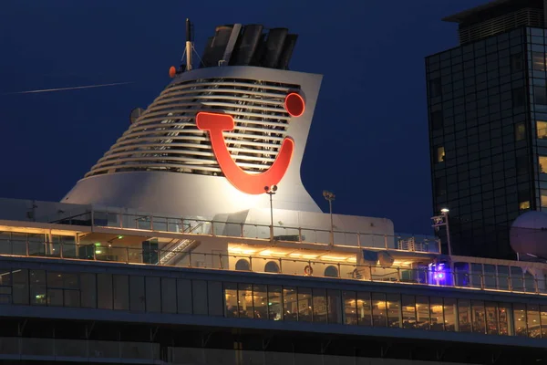 Amsterdam, The Netherlands - May 11th 2017: Mein Schiff 3 TUI Cruises, logo — Stock Photo, Image