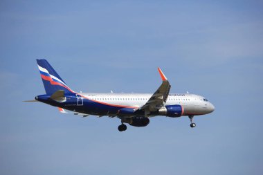 Amsterdam, Hollanda, Temmuz, 21 2016: Vp-Bjy Aeroflot - Rus hava yolları