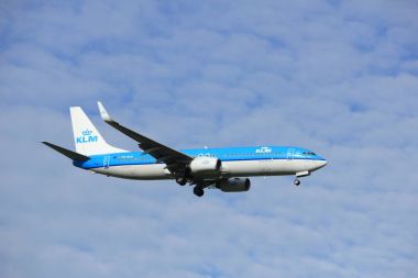 Amsterdam, Hollanda, Temmuz, 15 2016: Ph-Bxg Klm Boeing 737