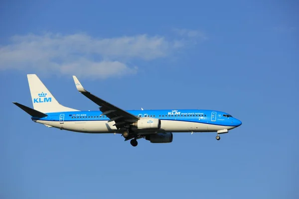 Amszterdam, Hollandia - május, 20 2017: Ph-Bxw Klm Boeing 737-800 — Stock Fotó