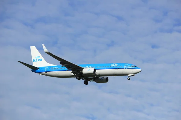 Ámsterdam, Países Bajos, 15 de julio de 2016: PH-BXG KLM Boeing 737 — Foto de Stock
