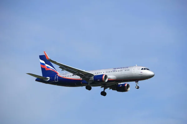 Amsterdam, the Netherlands, July, 21st 2016: VP-BJY Aeroflot - Russian Airlines — Stock Photo, Image