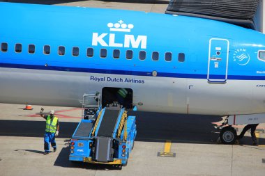Amsterdam Hollanda - 26th Mayıs 2017: Platform uçaklarda