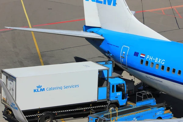 Amsterdã Holanda - 26 de maio de 2017: PH-BXG KLM Boeing 737 — Fotografia de Stock