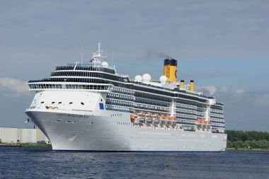 Velsen, Hollanda - Mayıs, 30 2017: Costa Mediterranea