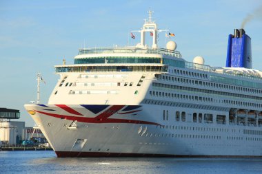 Velsen, Hollanda - 31 Mayıs 2017: Aurora P ve O yolculukları