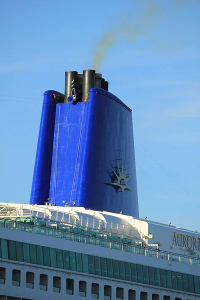 Velsen, The Netherlands - May, 31st 2017: Aurora P&O Cruises — Stock Photo, Image