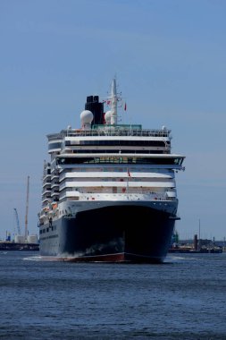 Velsen, Hollanda - 5th Haziran 2017: Kraliçe Victoria, Cunard