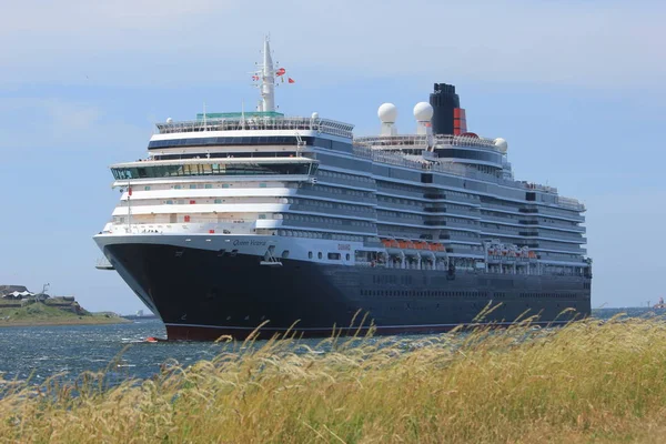 IJmuiden, Holandia - 5 czerwca 2017: Królowej Wiktorii, Cunard — Zdjęcie stockowe