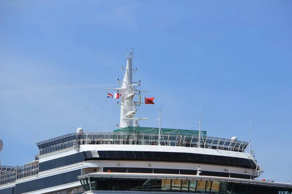 IJmuiden, Holandia - 5 czerwca 2017: Królowej Wiktorii, Cunard — Zdjęcie stockowe