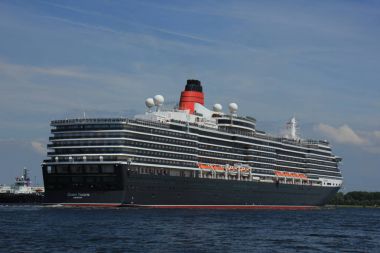 Velsen, Hollanda - 5th Haziran 2017: Kraliçe Victoria, Cunard