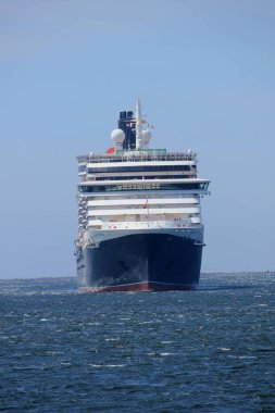 IJmuiden, Hollanda - 5th Haziran 2017: Kraliçe Victoria, Cunard