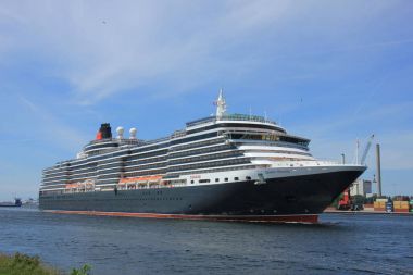 Velsen, Hollanda - 5th Haziran 2017: Kraliçe Victoria, Cunard