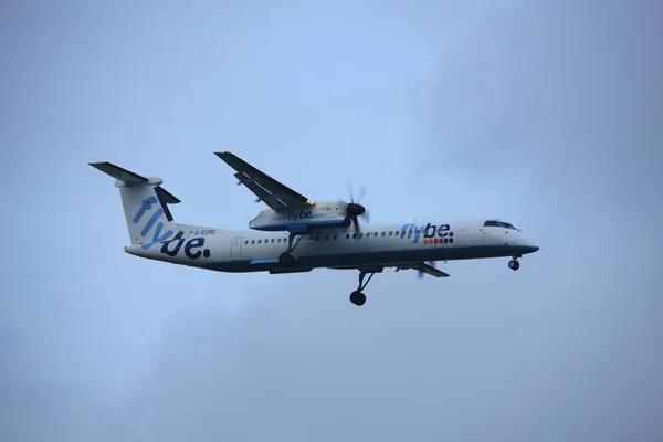 Amsterdam, Nizozemsko - 22 června 2017: G-připojit ** Flybe De Havilland — Stock fotografie