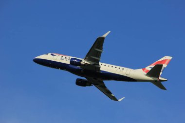 Amsterdam, Hollanda - 2 Haziran 2017: G-Lcye Ba Cityflyer