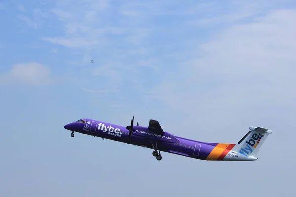 Amsterdam Países Bajos - 6 de mayo de 2017: G-ECOH Flybe — Foto de Stock