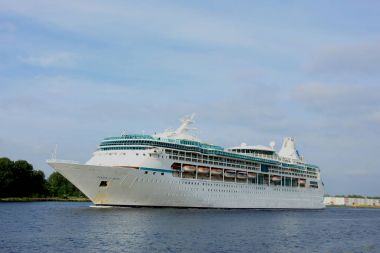 Velsen, Hollanda - 3 Haziran 2017: Vizyon Seas, Royal Caribbean International