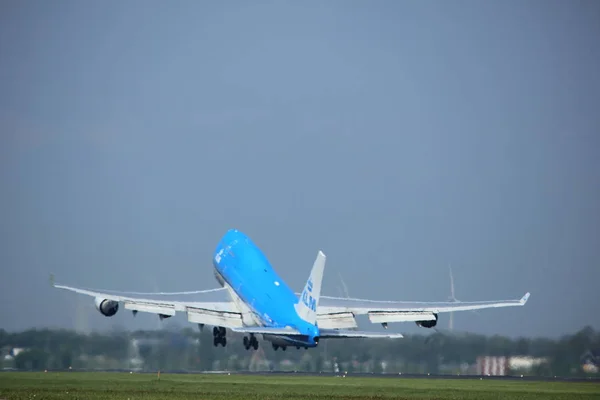 Ámsterdam Países Bajos - 6 de mayo de 2017: PH-BFE Boeing 747 —  Fotos de Stock
