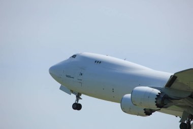 Amsterdam Hollanda - Temmuz, 9 2017: N856gt Kutup Hava Kargo Boeing 747-87uf