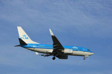 Amsterdam Hollanda - 7 Temmuz 2017: Ph-Bgo Klm Royal Dutch Airlines Boeing 737