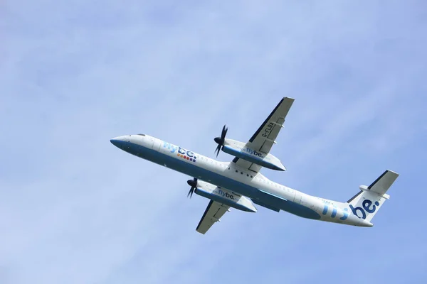 Amsterdam the Netherlands - May 6th, 2017: G-FLBA Flybe — Stock Photo, Image