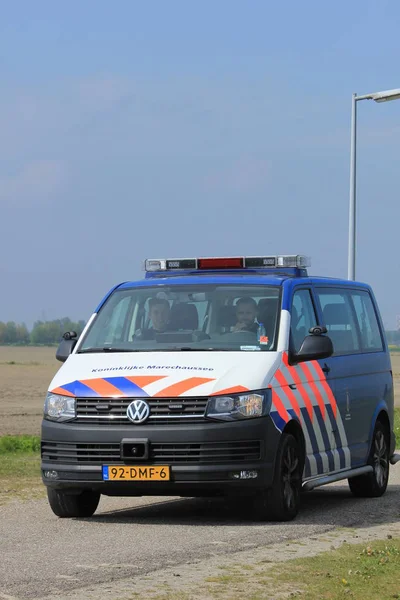 Άμστερνταμ, Ολλανδία: 6η Μαΐου 2017: ολλανδική αστυνομία αυτοκινήτου — Φωτογραφία Αρχείου
