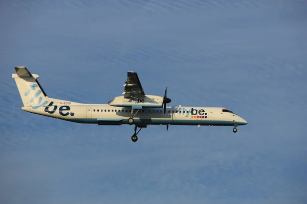 Amsterdam, Nizozemsko - 7th červenec 2017: G-Ecop Flybe — Stock fotografie