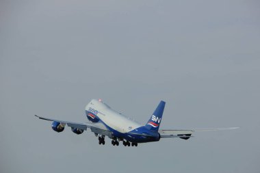 Amsterdam, Hollanda - 2 Haziran 2017: Vq-Bwy İpek yolu Batı Havayolları