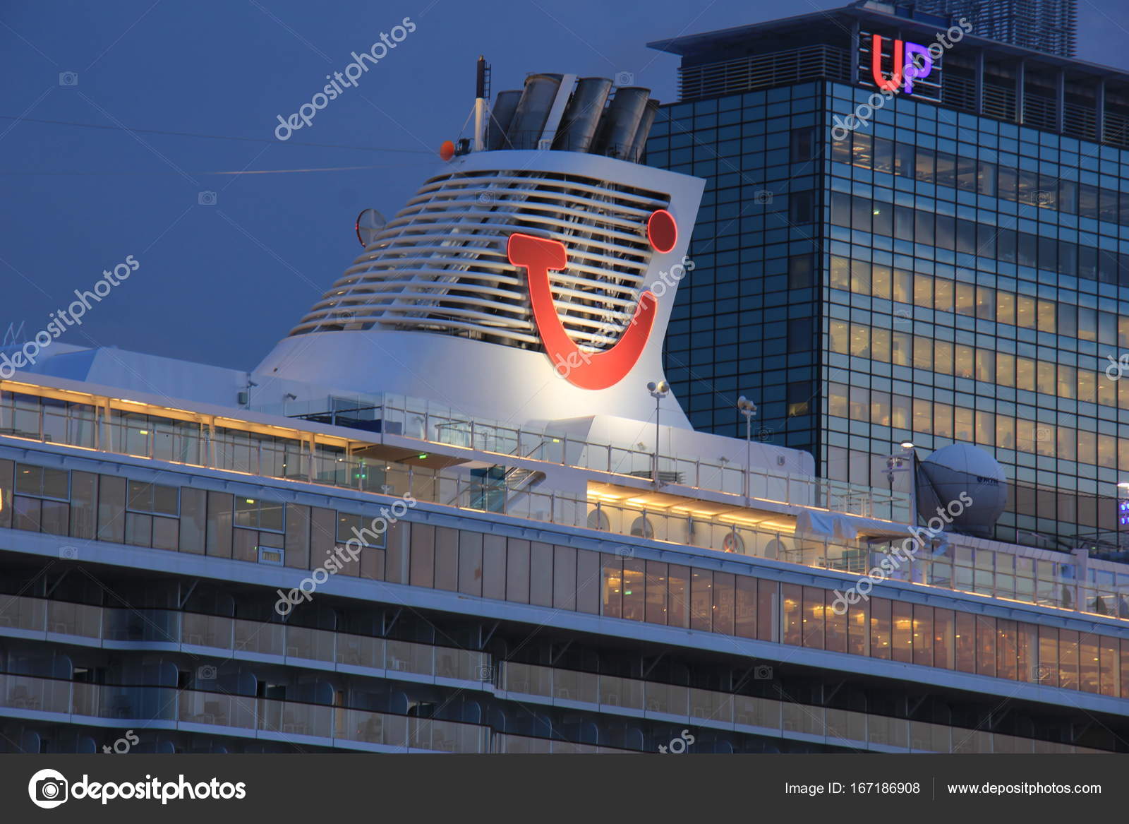 Amsterdam The Netherlands May 11th 2017 Mein Schiff 3