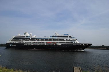 Velsen, Hollanda - 20 Haziran 2017: Azamara Journey - Azamara Kulüp Cruises