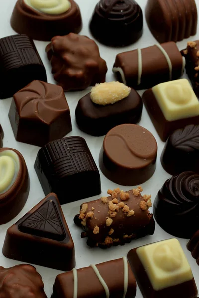 Різні види шоколаду — стокове фото