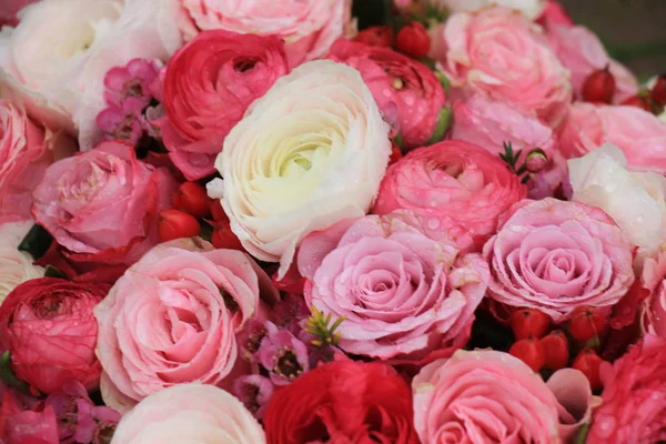 Mieszane różowy Bukiet ślubny — Zdjęcie stockowe