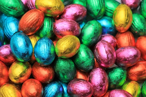 Chocolate easter eggs — Stock Photo, Image