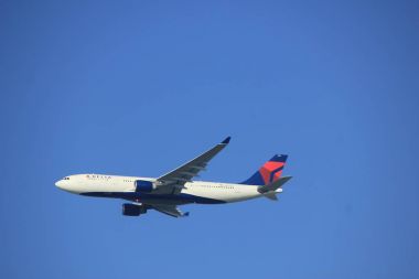 Amsterdam Hollanda - 15 Ekim 2017: N852nw Delta Air Lines Airbus