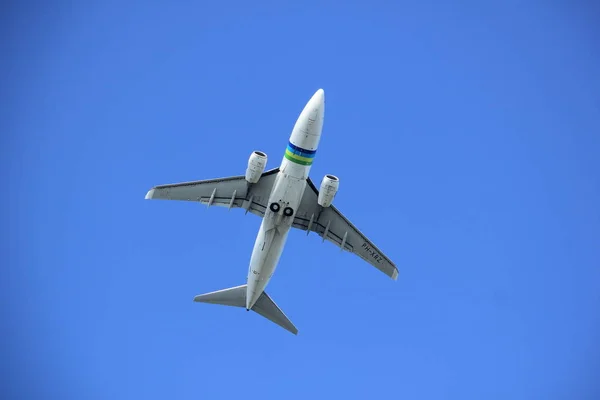 Ámsterdam Países Bajos - 15 de octubre de 2017: PH-XRZ Transavia Boeing — Foto de Stock