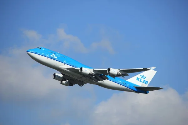 Amsterdam Países Bajos - 23 de septiembre de 2017: PH-BFI KLM Boeing 747 — Foto de Stock