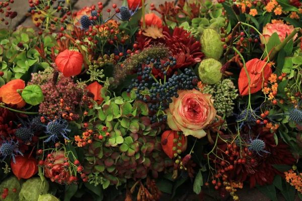 Autumn wedding flowers — Stock Photo, Image