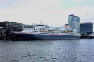 Amsterdam, Hollanda - 27 Nisan 2017: Balmoral Fred Olsen