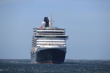 IJmuiden, Hollanda - 5th Haziran 2017: Kraliçe Victoria, Cunard