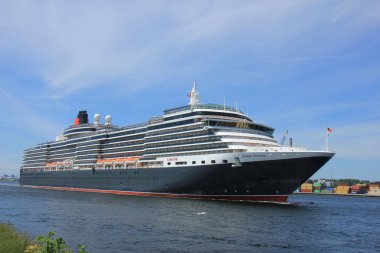 Velsen, Hollanda - 5th Haziran 2017: Kraliçe Victoria, Cunard