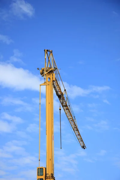 Yellow Construction crane — Stock Photo, Image