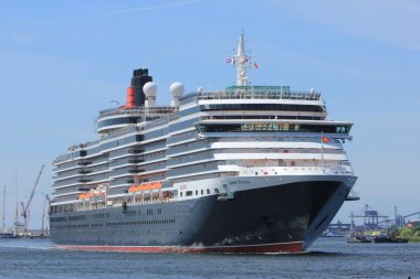 Velsen, Hollanda - 5th Haziran 2017: Kraliçe Victoria, Cunard