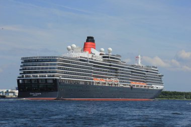 Velsen, Hollanda - 5th Haziran 2017: Kraliçe Victoria, Cunard