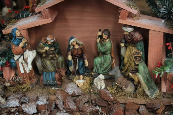 Christmas nativity scene — Stock Photo, Image