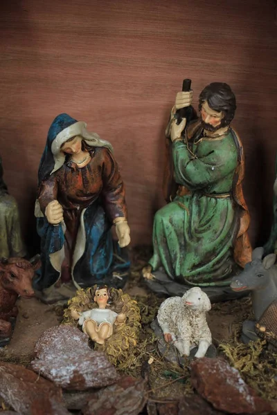 Christmas nativity scene — Stock Photo, Image